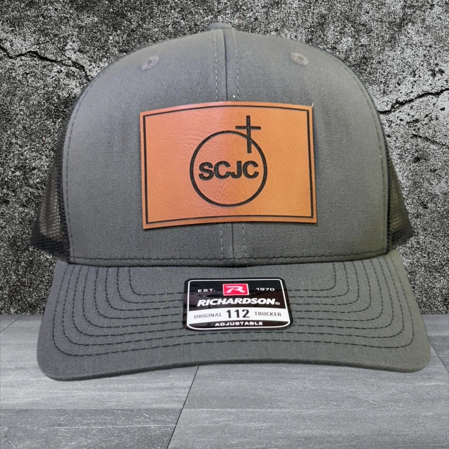 Logo Leather Patch Hat