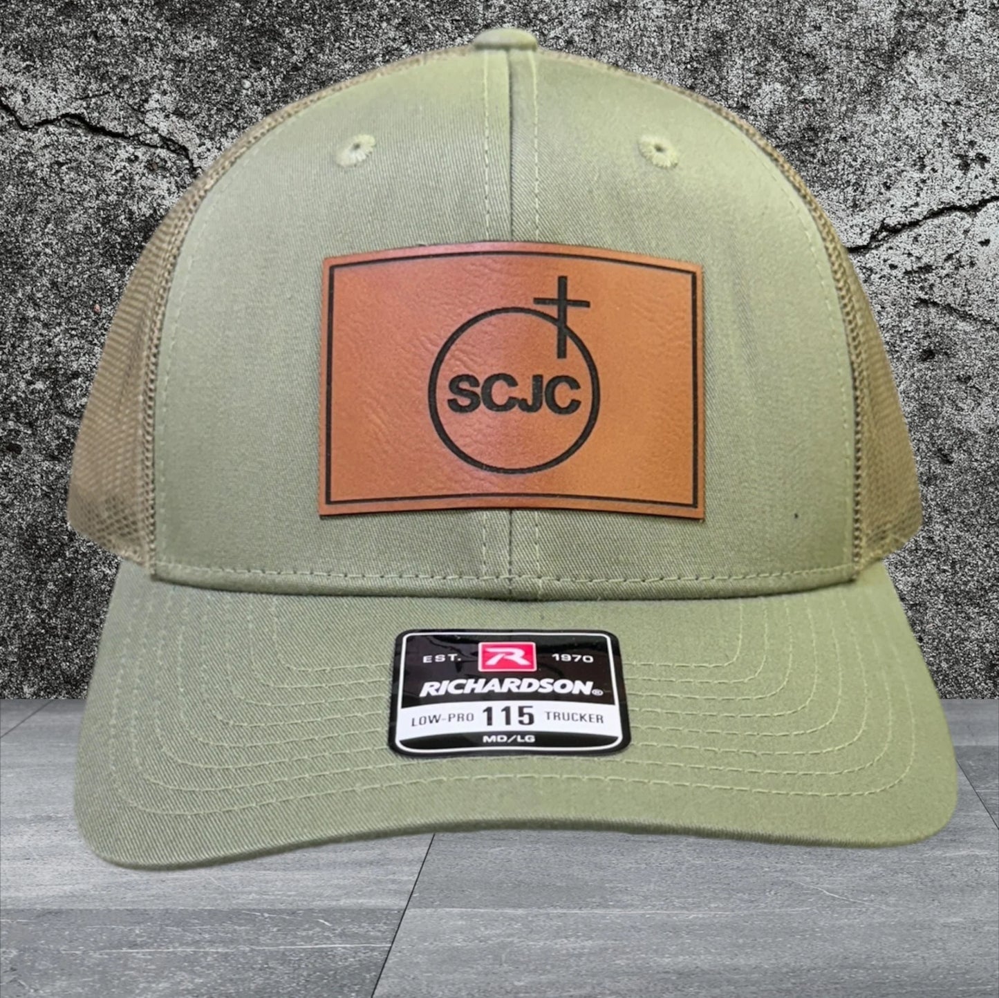 Logo Leather Patch Hat